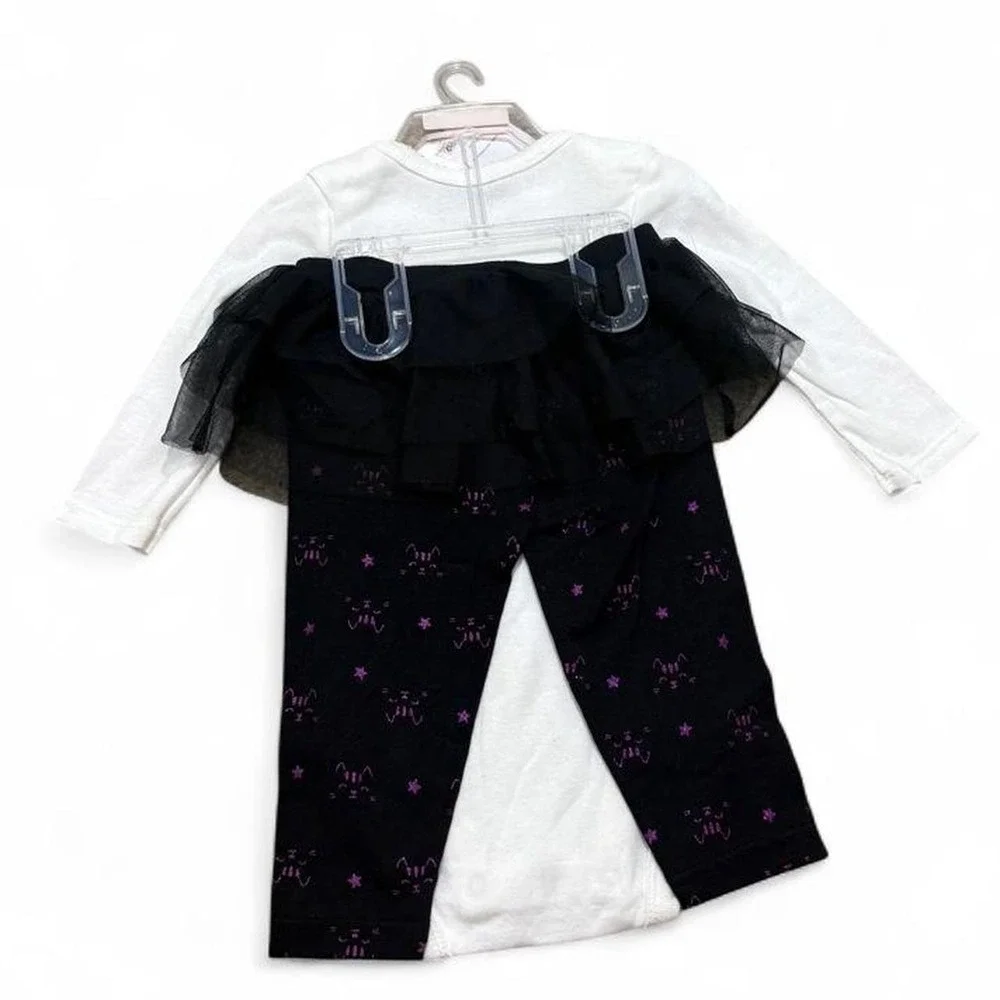 2pc Carter's Halloween Tutu Leggings Set - Daddy's Under My Spell size 6M